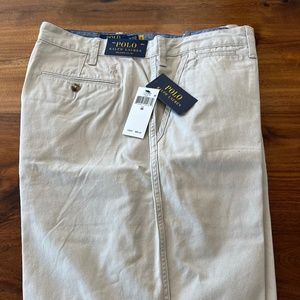Men’s Polo Ralph Lauren Stretch Classic Fit 9” Shorts - Tan